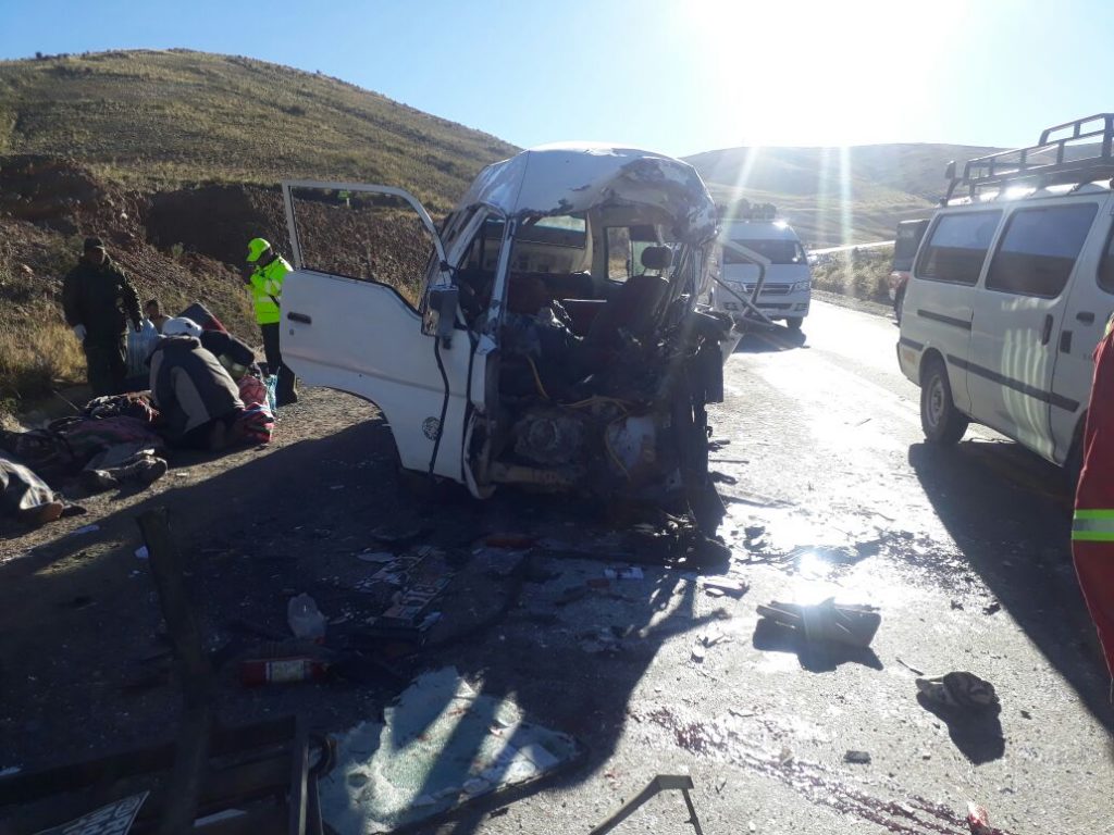 Accidente de tránsito deja el saldo de 8 muertos y 10 heridos en la ...