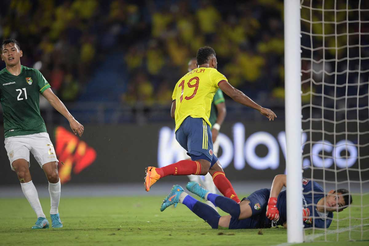 Tercer gol de Colombia